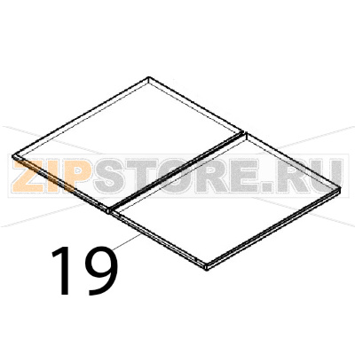 Leccarda raccolta grassi comp. Angelo Po 2N1FAGF Leccarda raccolta grassi comp. Angelo Po 2N1FAGFЗапчасть на деталировке под номером: 19