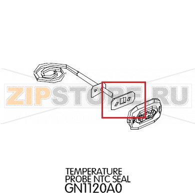 Temperature probe ntc seal Unox XL 405 Temperature probe ntc seal Unox XL 405Запчасть на деталировке под номером: 25Название запчасти на английском языке: Temperature probe ntc seal Unox XL 405
