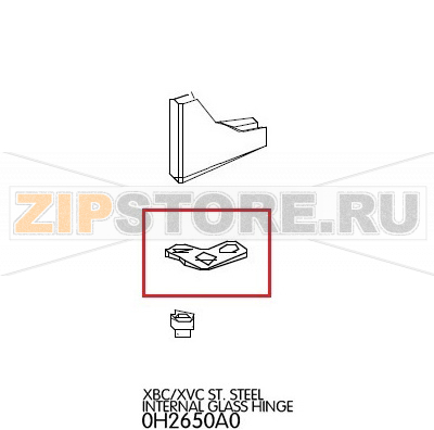 St. Steel internal glass hinge Unox XVC 715G St. Steel internal glass hinge Unox XVC 715GЗапчасть на деталировке под номером: 14Название запчасти на английском языке: St. Steel internal glass hinge Unox XVC 715G