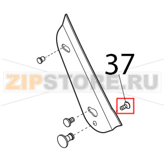 Vite TSP-DIN963, M4x08 Sirman Canova 300 Vite TSP-DIN963, M4x08 Sirman Canova 300Запчасть на деталировке под номером: 37