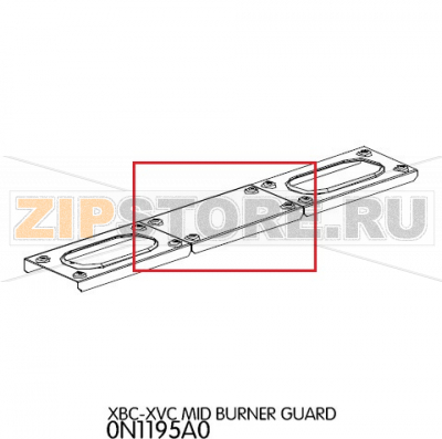 Mid burner guard Unox XVC 715G Mid burner guard Unox XVC 715GЗапчасть на деталировке под номером: 207Название запчасти на английском языке: Mid burner guard Unox XVC 715G