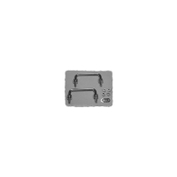 Ручка корпусная 118x10x47.17 мм, серебристая, 1 шт Hammond M286-6