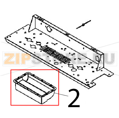 Scatola ingresso aria Angelo Po BX61E Scatola ingresso aria Angelo Po BX61EЗапчасть на деталировке под номером: 2
