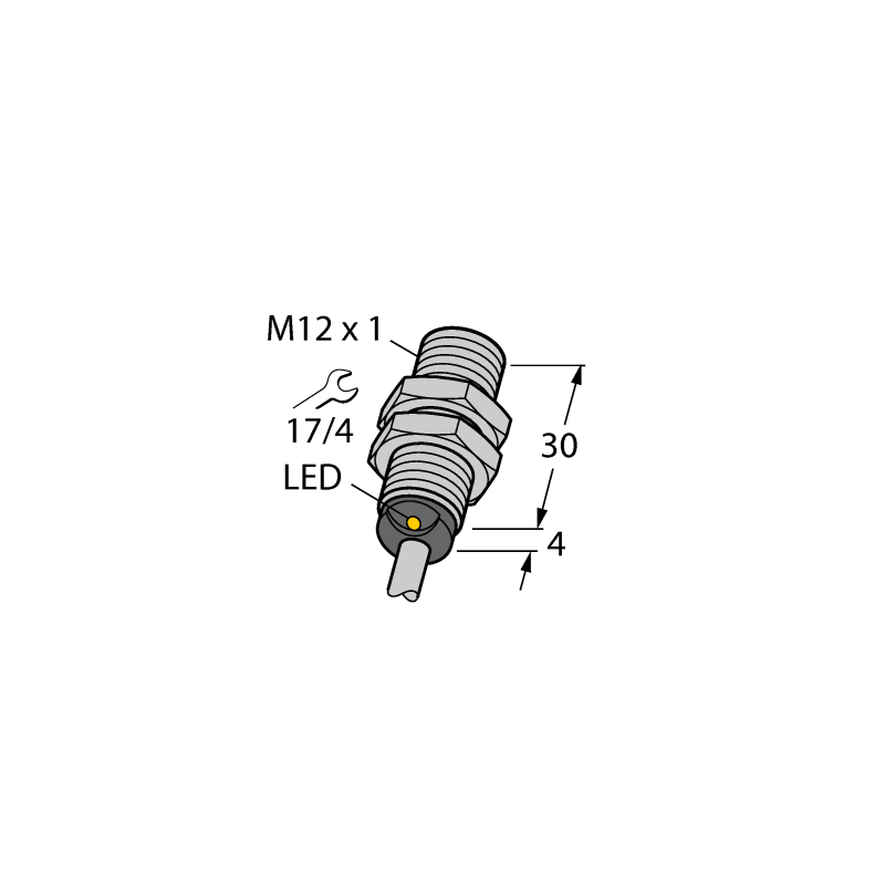 Датчик индуктивный Turck BI2-G12-Y1X 