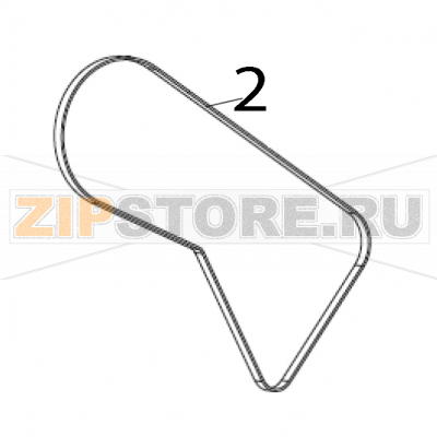 Drive belt for the main drive system or rewind drive system Zebra ZT600 Drive belt for the main drive system or rewind drive system Zebra ZT600Запчасть на деталировке под номером: 2