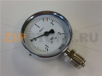 MANOMETRO ø 80 mm 1/2"M SCALA -1/+3 BAR