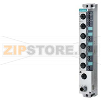 SIMATIC DP, СТАНЦИЯ РАСПРЕДЕЛЁННОЙ ПЕРИФЕРИИ PROFINET ET 200ECO PN: 16 ДИСКРЕТНЫХ ВЫХОДОВ (DO) =24В/0,5A, 4 X M12, ДВОЙНАЯ АДРЕСАЦИЯ, 1 ДИСКРЕТНЫЙ ВЫХОД (DO) — СИГНАЛИЗАЦИЯ ПИТАНИЯ, СТЕПЕНЬ ЗАЩИТЫ IP67 Siemens 6ES7142-6BF50-0AB0