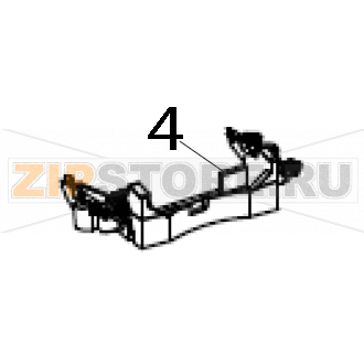 Kit laminator door latch Zebra ZXP9 Kit laminator door latch Zebra ZXP9Запчасть на деталировке под номером: 4