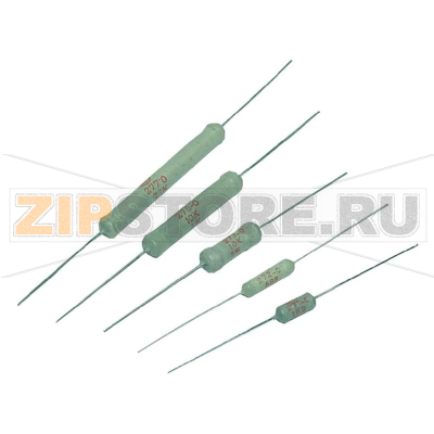 Резистор высокомощный, Ω: 0.1, осевые выводы, 2.5 Вт, 1 шт Vitrohm CR254-05T 0R1 