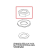 Stainless steel 3/4" H=10 nut to fix rotating Arm Unox XV 303G
