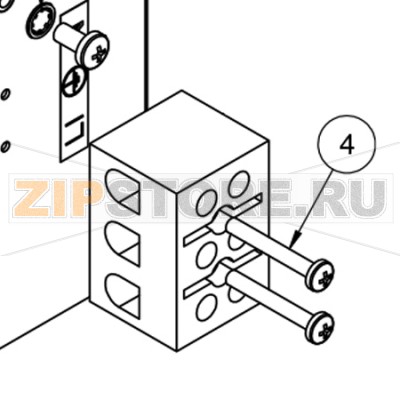 Винт, M4 x 0,7 x 30 мм с цилиндрич. головкой Alto Shaam 1200-TH/III Винт, M4 x 0,7 x 30 мм с цилиндрич. головкой Alto Shaam 1200-TH/IIIЗапчасть на сборочном чертеже под номером: 4Количество запчастей в комплекте: 2