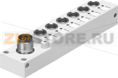 Разветвитель многополюсный Festo NEDU-L6R1-M8G3L-M12G8 