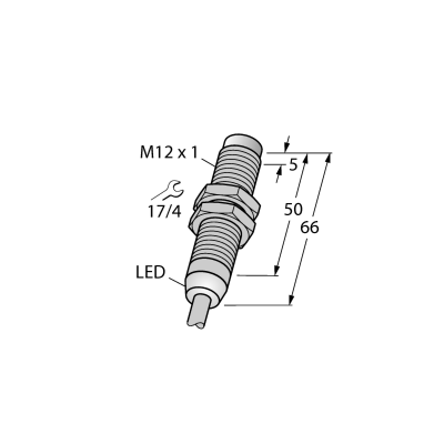 Датчик индуктивный Turck NI4-M12-AP6X/S120 