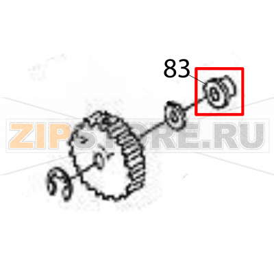 Ball supporter Sato HR224 TT Ball supporter Sato HR224 TTЗапчасть на деталировке под номером: 83Название запчасти на английском языке: Ball supporter Sato HR224 TT.