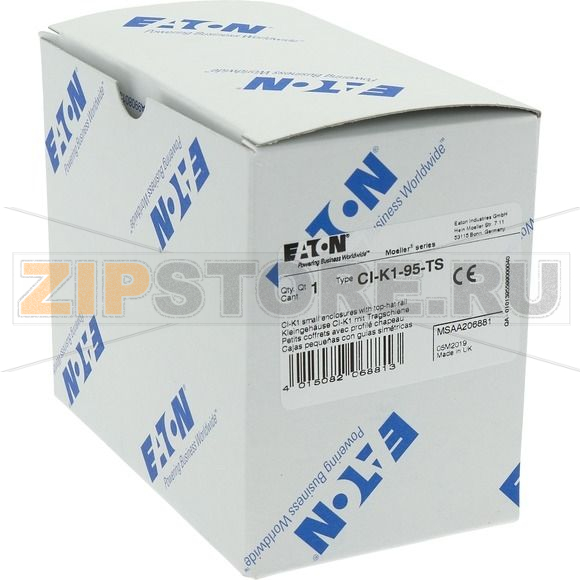 Корпус изолированный, ДхШхВ=137x80x95 мм, с рейкой Eaton CI-K1-95-TS 