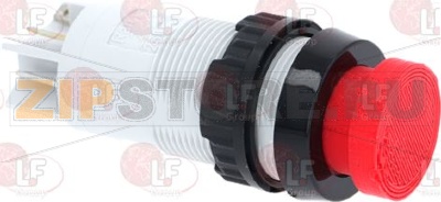 КРАСНАЯ ДВУПОЛЮСНАЯ КНОПКА 2А 250В 