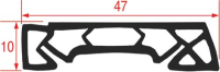 GASKET FOR OVEN DOOR RETAINER 575 mm