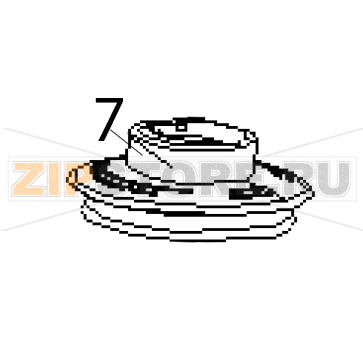 Cup lid Hurakan HKN-HBH850 Cup lid Hurakan HKN-HBH850Запчасть на деталировке под номером: 7