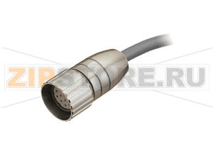 Кабель датчика-исполнительного устройства Female connector 9416-*M-12P-AVM Pepperl+Fuchs Описание оборудованияFemale cordset, M23, 12-pin, PVC cable, 8-core 