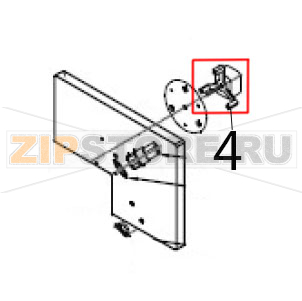 Fan motor Hurakan HKN-XF023 Fan motor Hurakan HKN-XF023Запчасть на деталировке под номером: 4