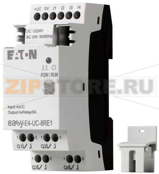 Модуль расширения для easyE4, 12/24 В пост. тока, 24 В перем. тока Eaton EASY-E4-UC-8RE1 