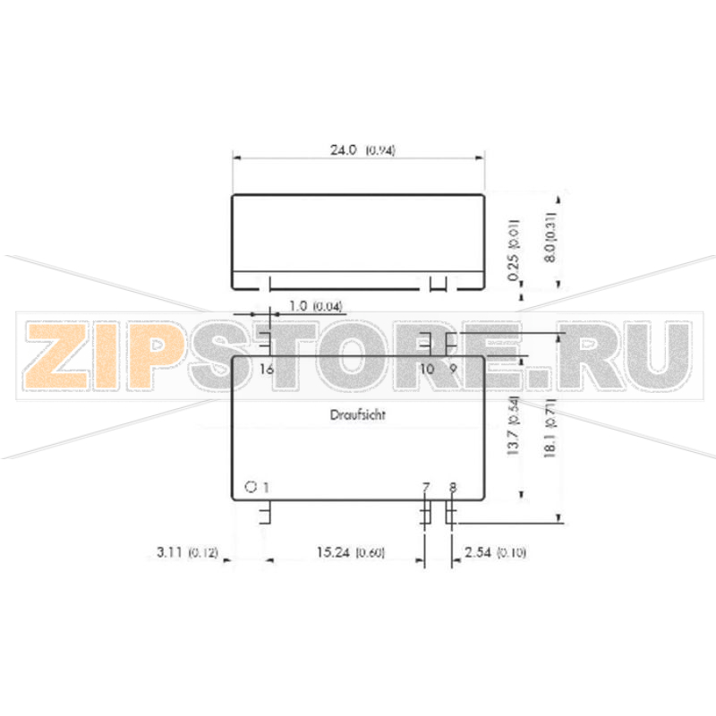 Преобразователь DC/DC, SMD-монтаж, 12 V/DC, ±5 V/DC, 200 mA, 2 W Traco Power TES 2N-1221 