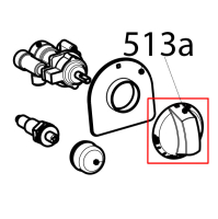 Black knob Tecnoinox PF105GG7