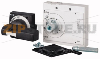 Ручка поворотная на дверь красно-черная, ручка + привод + ось, NZM2 Eaton NZM2-XTVDVR-0