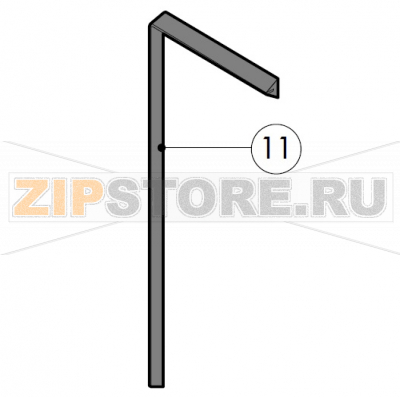 Control panel gasket Lainox MVE051P             Control panel gasket Lainox MVE051PЗапчасть на сборочном чертеже под номером: 11Название запчасти на итальянском языке языке: Control panel gasket Lainox MVE051P
