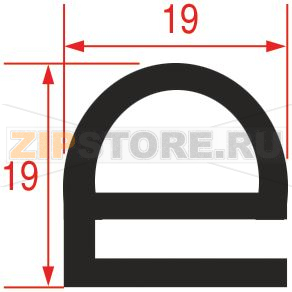 УПЛОТНИТЕЛЬ ДЛЯ ДВЕРИ ПЕЧИ - 25М 