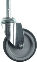 SWIVELLING CASTOR WITH PIN