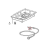 Power cord clip Robot Coupe R 301 Ultra