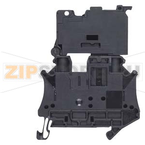 Fuse terminal with screw terminal Terminal size 4.0 mm2 Terminal width 6.2 mm Color black fuse 5x 20 mm Siemens 8WH1000-1GG08 