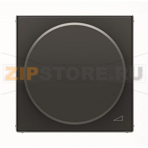 Накладка с поворотной ручкой для механизма поворотного светорегулятора, чёрный бархат ABB 2CLA856020A1501 