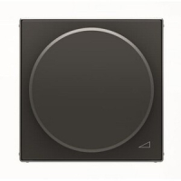 Накладка с поворотной ручкой для механизма поворотного светорегулятора, чёрный бархат ABB 2CLA856020A1501