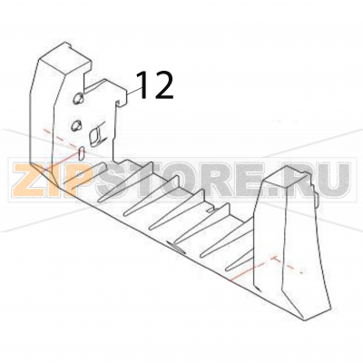 Dispense cover Sato CG408TT Dispense cover Sato CG408TTЗапчасть на деталировке под номером: 12Название запчасти на английском языке: Dispense cover Sato CG408TT.