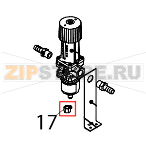Прокладка медная конусная 1/4&#039;&#039; Abat ЛГ-250Ч-01 Прокладка медная конусная 1/4'' Abat ЛГ-250Ч-01Запчасть на деталировке под номером: 17
