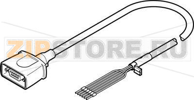 Кабель электродвигателя 10 м Festo NEBM-S1G9-E-10-Q5-LE6 
