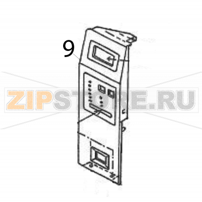 Cover (front) Sato M84Pro Cover (front) Sato M84ProЗапчасть на деталировке под номером: 9Название запчасти на английском языке: Cover (front) Sato M84Pro.
