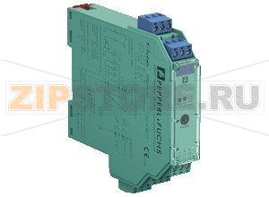 Компонент аналогового входа с порогами Temperature Trip Amplifier KFD2-GU-Ex1 Pepperl+Fuchs General specificationsSignal typeAnalog inputSupplyConnectionPower Rail or terminals 14+, 15-Rated voltage19 ... 35 V DCRipplewithin the supply tolerancePower dissipation0.8 WPower consumption0.8 WInterfaceProgramming interfaceprogramming socketInputConnection sidefield sideConnectionterminals 1, 2, 3, 4, 5, 6 Thermocouplestype B, E, J, K, N, R, S, T (IEC&nbsp584-1:&nbsp1995)type L (DIN&nbsp43710:&nbsp1985)Voltage0 ... 10 V , 2 ... 10 VCurrent0 ... 20 mA , 4 ... 20 mALoad20 &Omega for 20 mA 200 k&Omega for 10 VOutputConnection sidecontrol sideConnectionoutput I: terminals 7, 8, 9 output II: terminals 10, 11, 12Output I, IIrelayContact loading253 V AC/2 A/500 VA/cos &phi min. 0.7 40 V DC/2 A resistive loadMechanical life2 x 107 switching cyclesTransfer characteristicsResolutiontemperature: 0.0625 °C, resistance: 62.5 m&Omega, voltage: 62.5 &microV, current: 625 nAInfluence of supply voltage< 0.001 % of sensor input rangeInput delay&le 370 ms (rise time and energizing delay of relay)Indicators/settingsDisplay elementsLEDsConfigurationvia PACTwareLabelingspace for labeling at the frontDirective conformityElectromagnetic compatibilityDirective 2014/30/EUEN 61326-1:2013 (industrial locations)Low voltageDirective 2014/35/EUEN 61010-1:2010ConformityElectromagnetic compatibilityNE 21:2006Degree of protectionIEC 60529:2001Ambient conditionsAmbient temperature-20 ... 60 °C (-4 ... 140 °F)Mechanical specificationsDegree of protectionIP20Connectionscrew terminalsMassapprox. 150 gDimensions20 x 119 x 115 mm (0.8 x 4.7 x 4.5 inch) , housing type B2Mountingon 35 mm DIN mounting rail acc. to EN 60715:2001Data for application in connection with hazardous areasEU-Type Examination CertificateBAS 98 ATEX 7152Marking II (1)GD, I (M1) [Ex ia Ga] IIC, [Ex ia Da] IIIC, [Ex ia Ma] I (-20 °C &le Tamb &le 60 °C) , [circuit(s) in zone 0/1/2]CertificateTÜV 99 ATEX 1493 XMarking II 3G Ex nA nC IIC T4Directive conformityDirective 2014/34/EUEN 60079-0:2012+A11:2013 , EN 60079-11:2012 , EN 60079-15:2010International approvalsUL approvalControl drawing116-0173 (cULus)IECEx approvalIECEx BAS 06.0022Approved for[Ex ia Ga] IIC, [Ex ia Da] IIIC, [Ex ia Ma] I