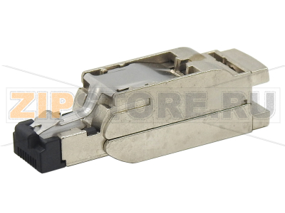 Simatic NET IE FC RJ45 штекер, 180 RJ45, штекерный соединитель с метал. корпусом для пром. условий, предназначен для быстрого монтажа, 180 град. угол вывода кабеля, 1 упаковка = 10 шт. Siemens 6GK1901-1BB10-2AB0 