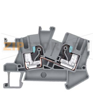 INSTA through-type terminal 6 mm2, 8.2 mm width gray Siemens 8WH6001-0AH00 