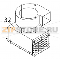 Cubierta bateria serpentin Fagor FI-160