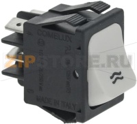 БЕЛЫЙ ДВУХПОЛЮСНЫЙ ВЫКЛЮЧАТЕЛЬ