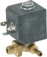 ТРЕХХОДОВОЙ ПАРОВОЙ ЭЛЕКТРОМАГНИТНЫЙ КЛАПАН С ВЫХОДАМИ 230 В Ø 1/8 ДЮЙМА