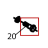 Tornillo exag. con cuello M-6x15 Fagor FI-160