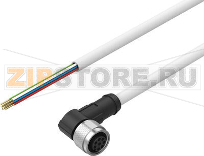 Кабель соединительный 2 м Festo NEBC-M12W8-E-2-N-B-LE8 