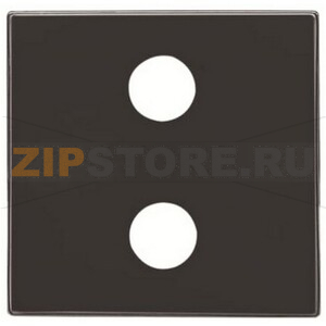 Накладка, чёрный бархат ABB 1392.00 