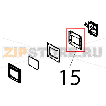Flangia fissaggio p/lampada Angelo Po FX101G2 Flangia fissaggio p/lampada Angelo Po FX101G2Запчасть на деталировке под номером: 15