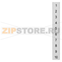 ТАБЛИЧКИ ПЛОСКИЕ ВЕРТИКАЛЬНЫЕ 1 - 10 РАЗМЕР ZBF5 Siemens 8WH8141-2AB05